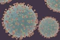 Group of Covid-19 cells