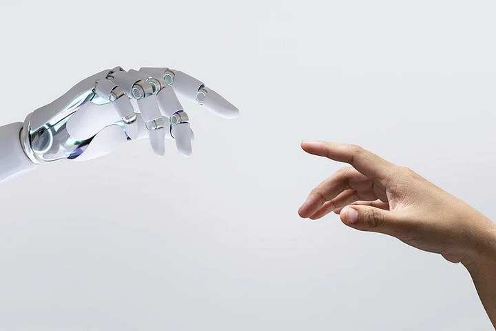 Contact between AI and human