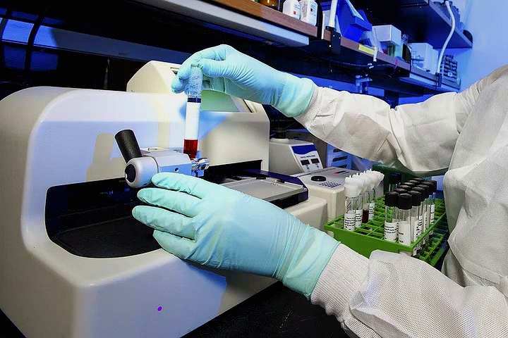 Lab equipment at research unit