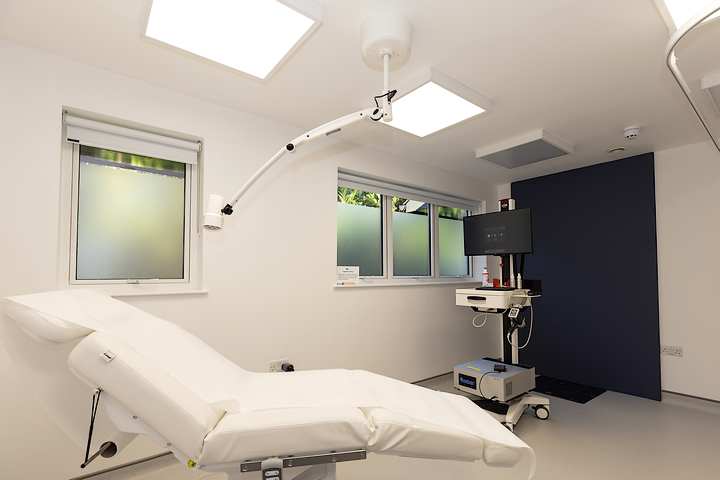 Dermatology diagnostic room