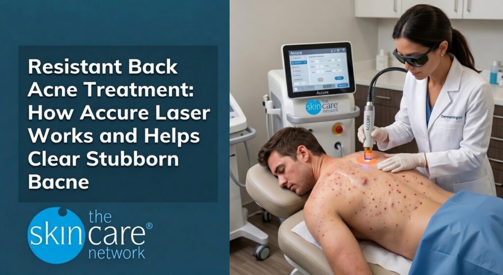 Discover how Accure laser treats resistant back acne, how it works, benefits, results and expert dermatology options for stubborn bacne in the UK.