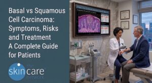 Basal vs Squamous Cell Carcinoma Symptoms, Risks and Treatment